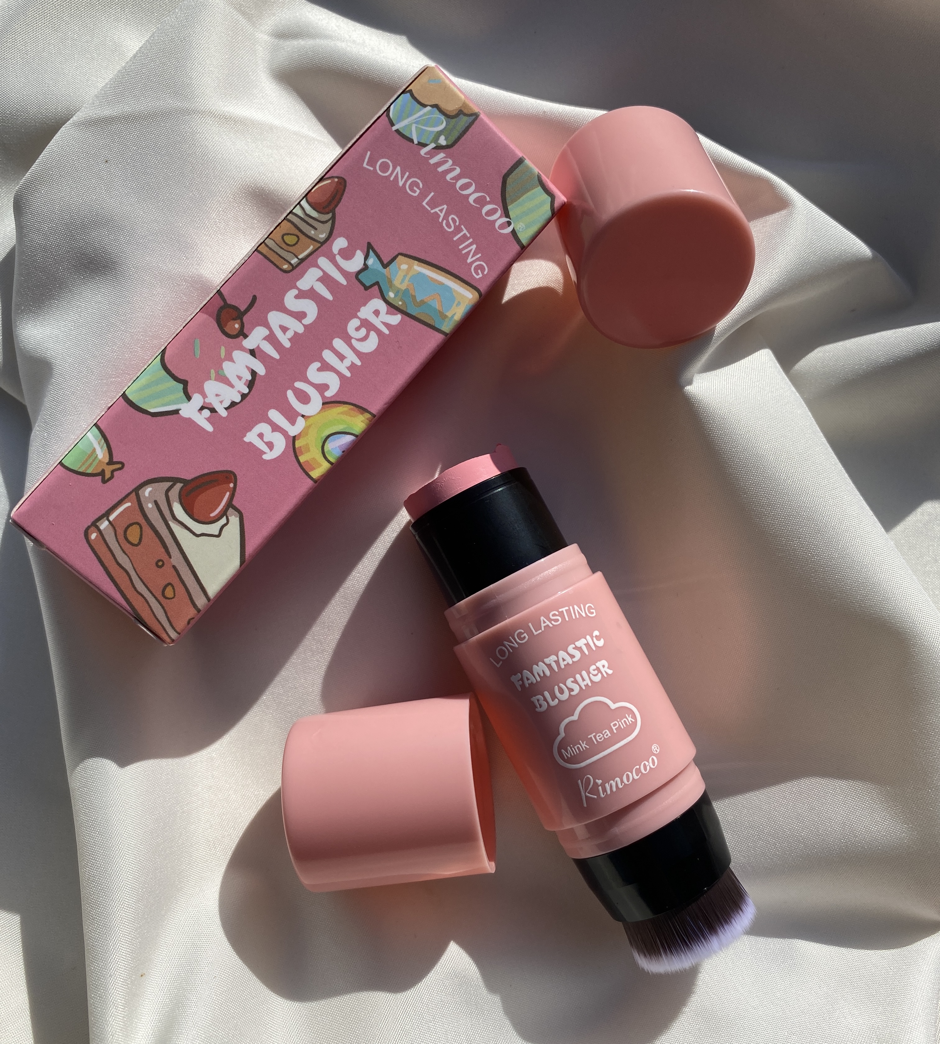 رژگونه دوطرفه براش دار پینترستی